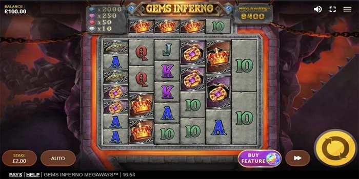 Cara-Bermain-Slot-Gems-Inferno-Megaways